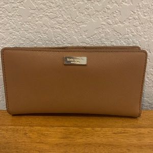 Kate Spade Spencer Brown Leather Bifold Wallet